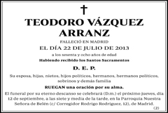 Teodoro Vázquez Arranz